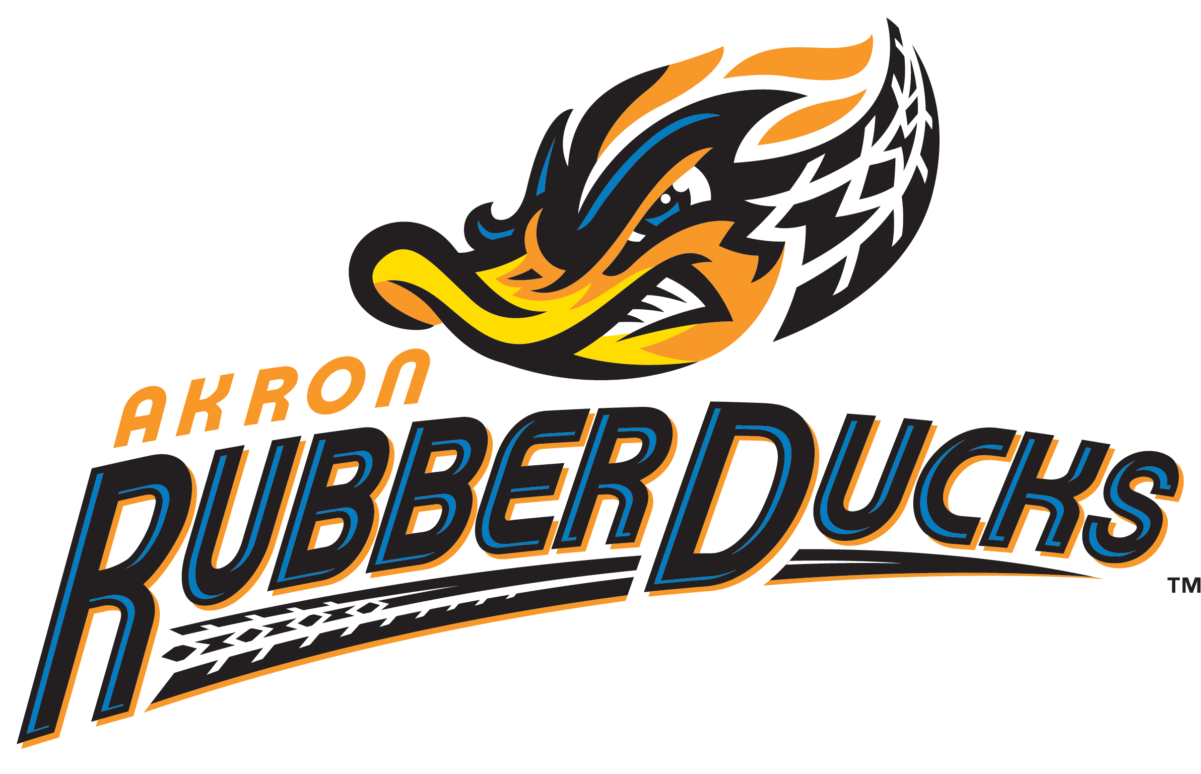 Akron RubberDucks 2014-Pres Primary Logo iron on transfers for T-shirts
